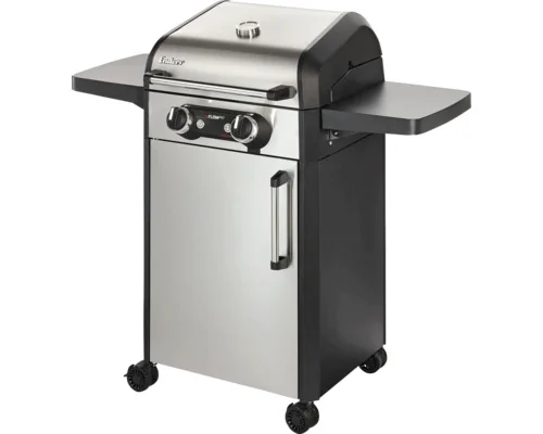 Enders eFlow Pro 2 Turbo Elektrogrill mit Turbo Zone silber