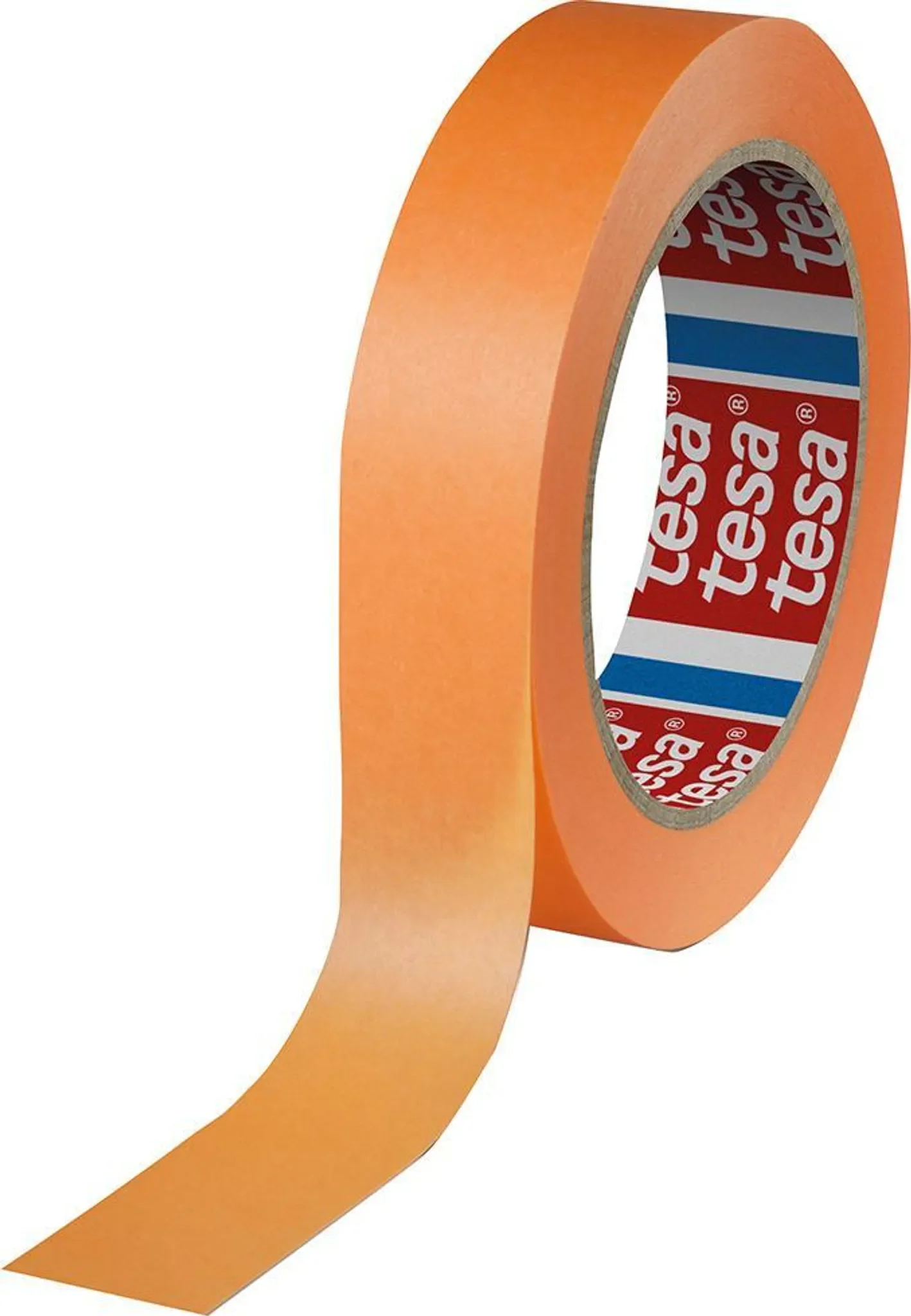 tesakrepp 4342 Präzisionskrepp – 50 m x 25 mm, orange