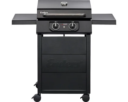 Enders eCrave 2 Elektrogrill schwarz mit 2 Grillzonen