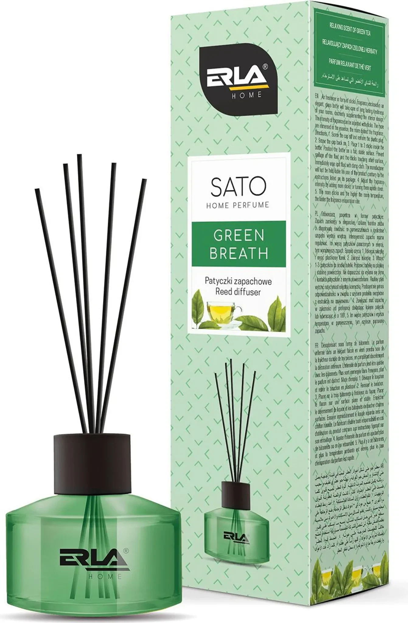 ERLA Sato Duftstäbchen – Green Breath, 50 ml