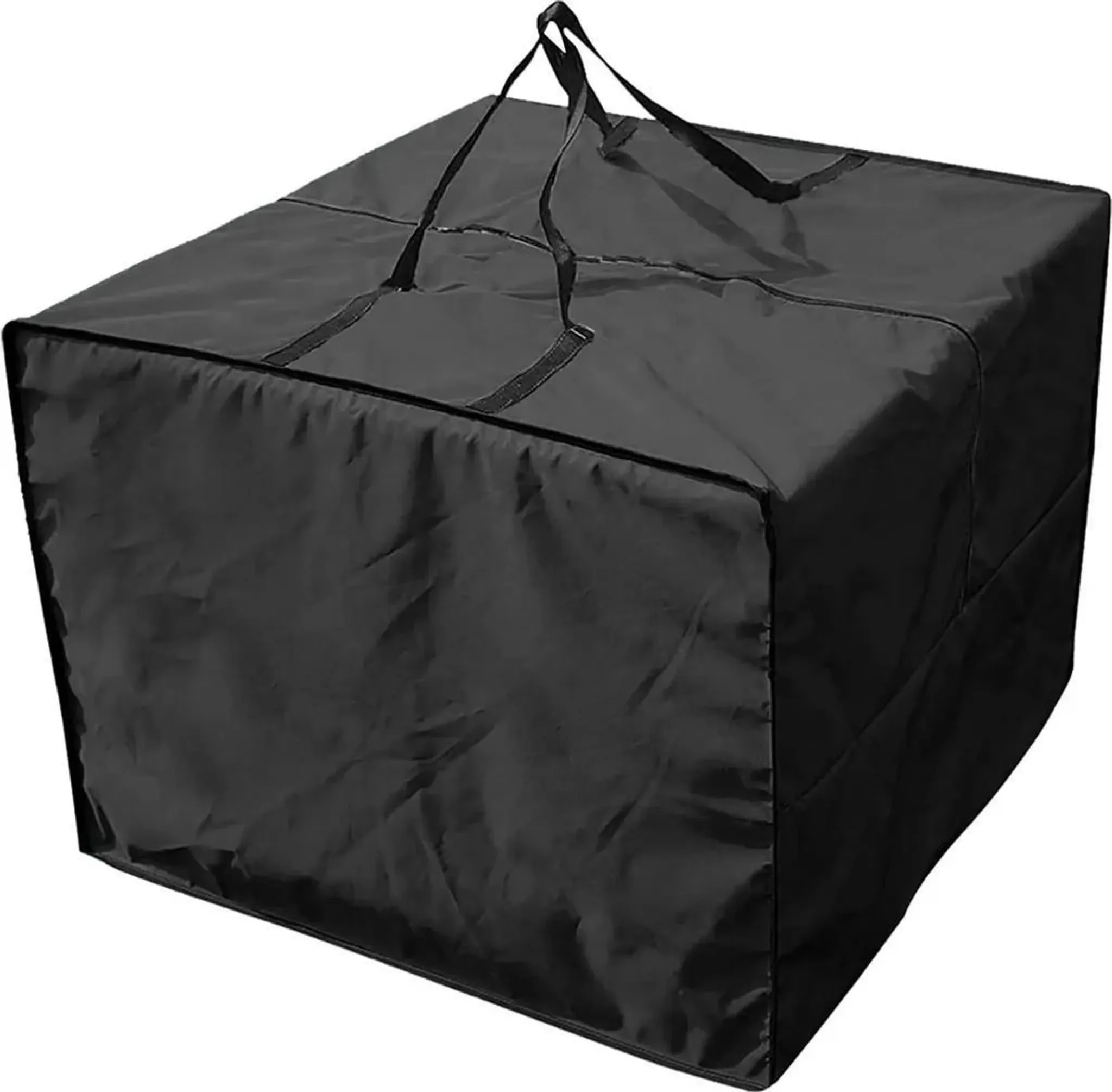 Aufbewahrungstasche für Gartenpolster & Kissen • 210D Oxford • 81×81×61 cm • wasserdicht • mit Reißverschluss & Griffen