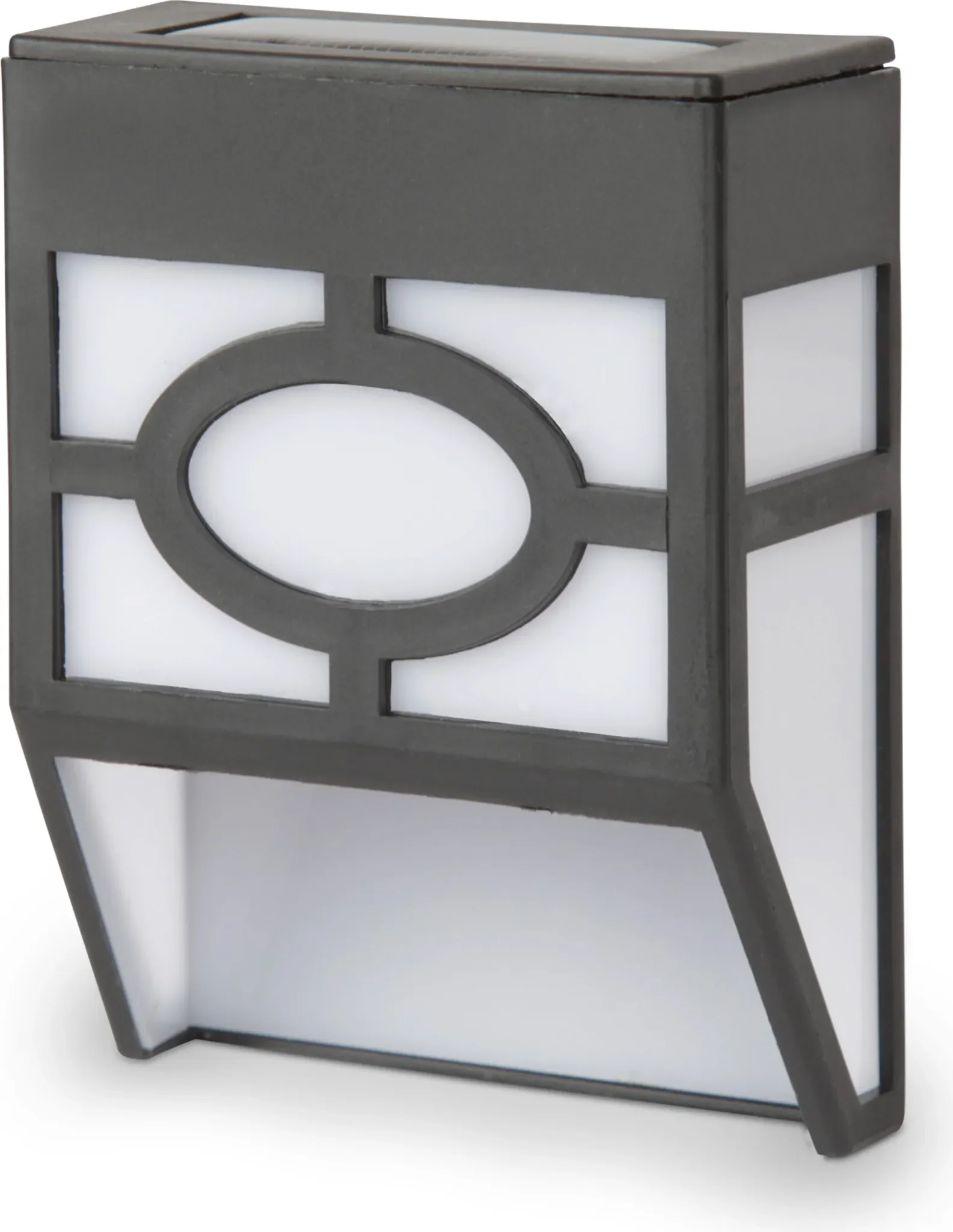 Solar-Zaunlicht für Außen • 2 LEDs • IP44 • Energiesparende Wandleuchte