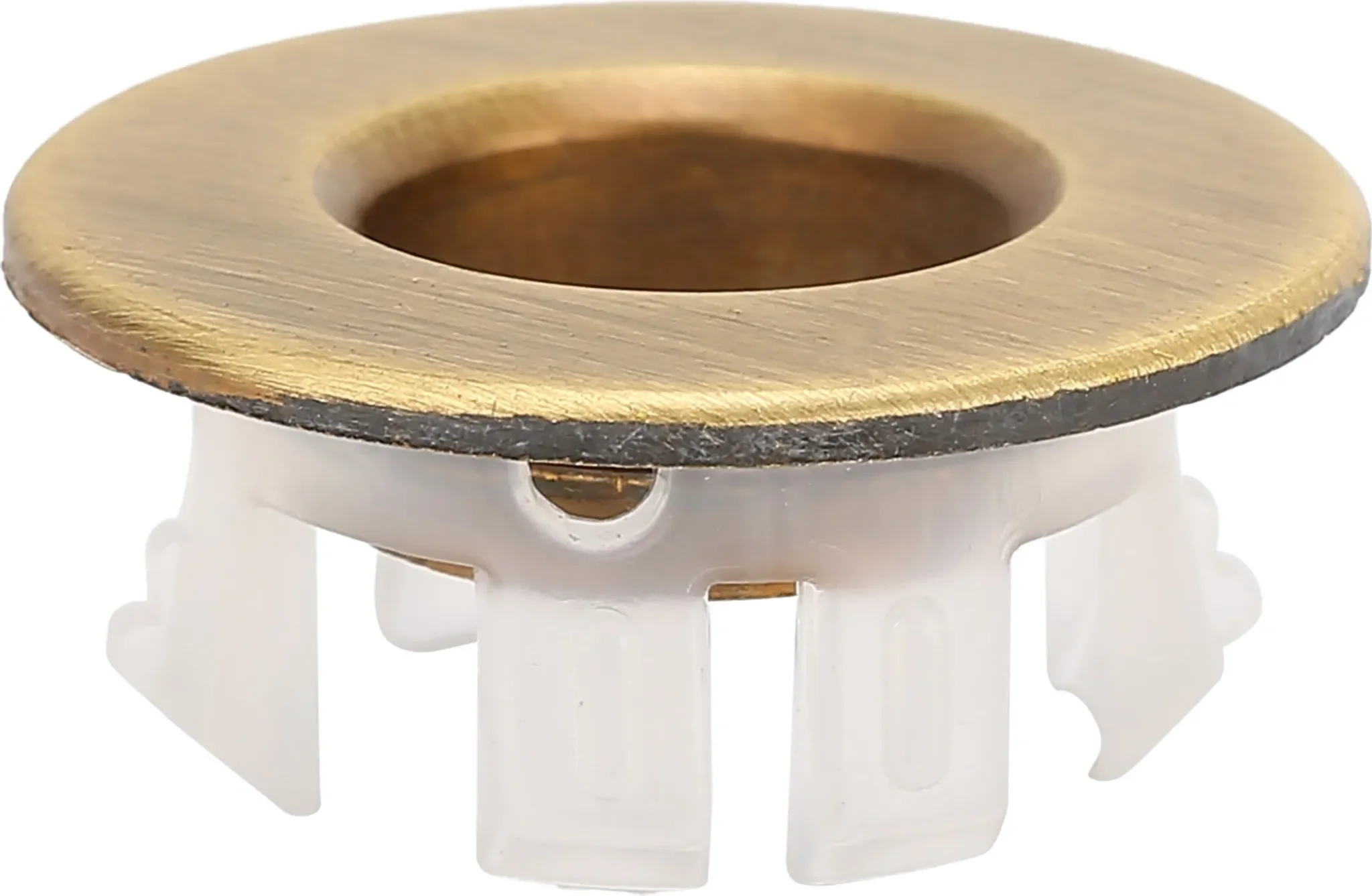 Überlaufabdeckung für Waschbecken und Spüle – Bronze, Messing, langlebig