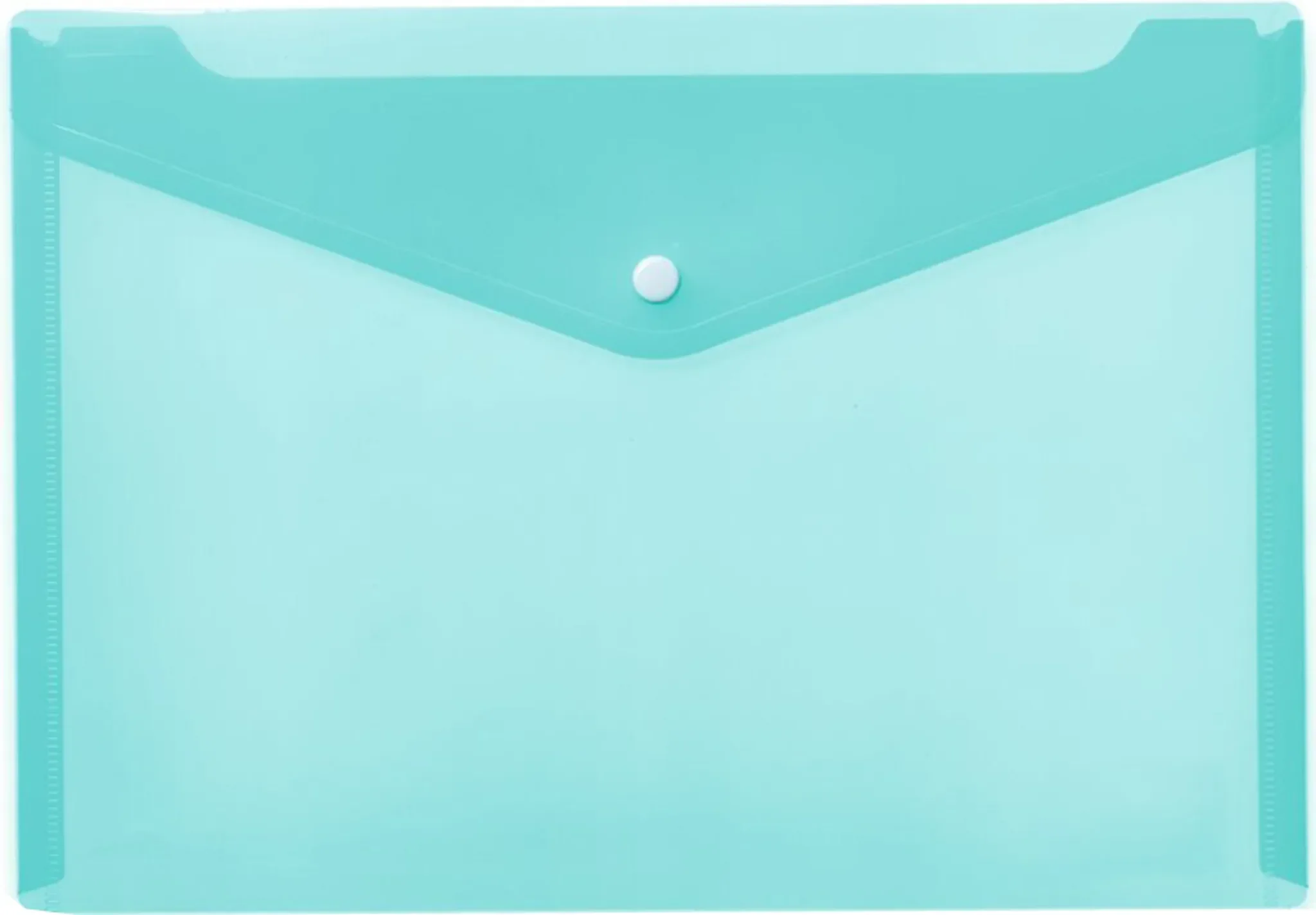 HERMA Dokumententasche PP DIN A4 – Türkis, robust & halbtransparent