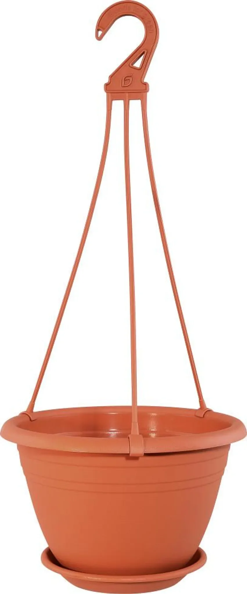 Geli Hängeampel Galicia • Ø 25 cm • Terracotta • inkl. Untersetzer & Aufhänger