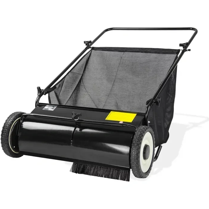 DEMA Laubsammler Kehrmaschine 25001, 180 Liter für Blätter & Gras