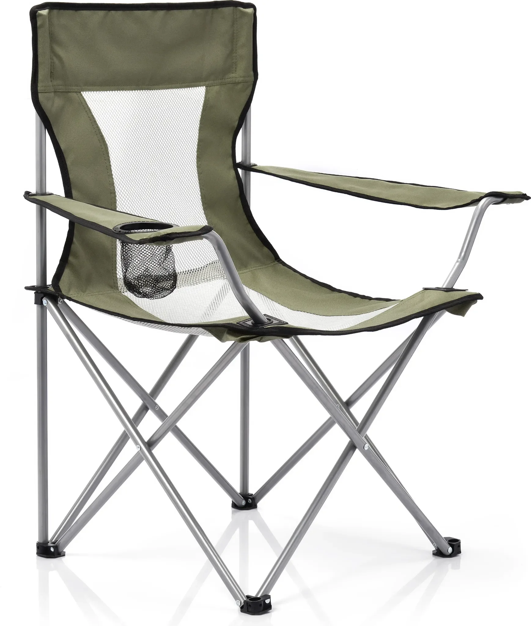 Meteor Tripper Campingstuhl • Klappstuhl für Camping, Garten und Outdoor • Grün