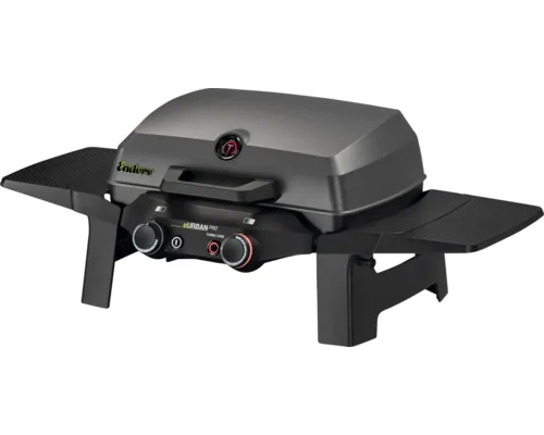 Enders eUrban Pro 2 Turbo Elektrogrill mit Grillrost, Seitenablage